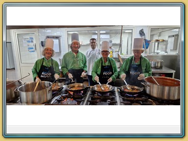 Kochkurs unserer "M&auml;dels" im Breakers.