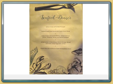 The Breakers Diving & Surfing Lodge
- Seafood Dinner am Hotelstrand -
